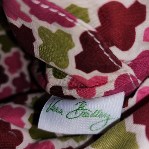 Vera Bradley Angle Tote Hello Dahlia! Purse Handbag ~ Discontinued - Picture 5 of 6